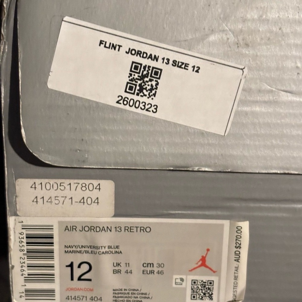 Jordan 13 Retro Flint 2020 Size 12 - Picture 9 of 9